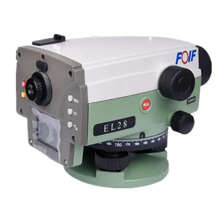 High Precision 28X Digital Level Measuring Instrument Foif EL28 Level Automatic Over 100 Set In Stock Auto Level
High Precision 28X Digital Level Measuring Instrument Foif EL28 Level Automatic Over 100 Set In Stock Auto Level