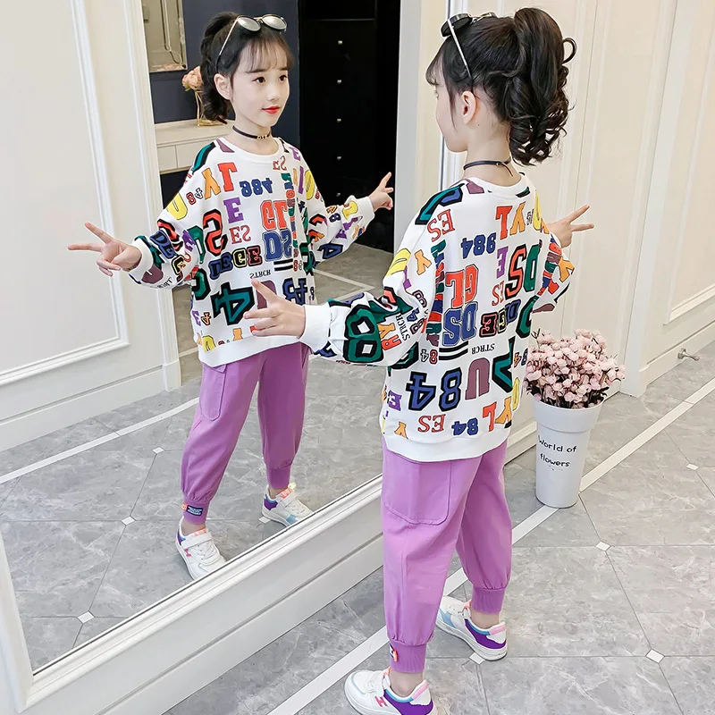 2023 Korean Spring Autumn Children Letter Printed O-neck Top Long Sleeve Sport Shirts Elementary Child Pullover Sweaters Clothes
2023 Korean Spring Autumn Children Letter Printed O-neck Top Long Sleeve Sport Shirts Elementary Child Pullover Sweaters Clothes