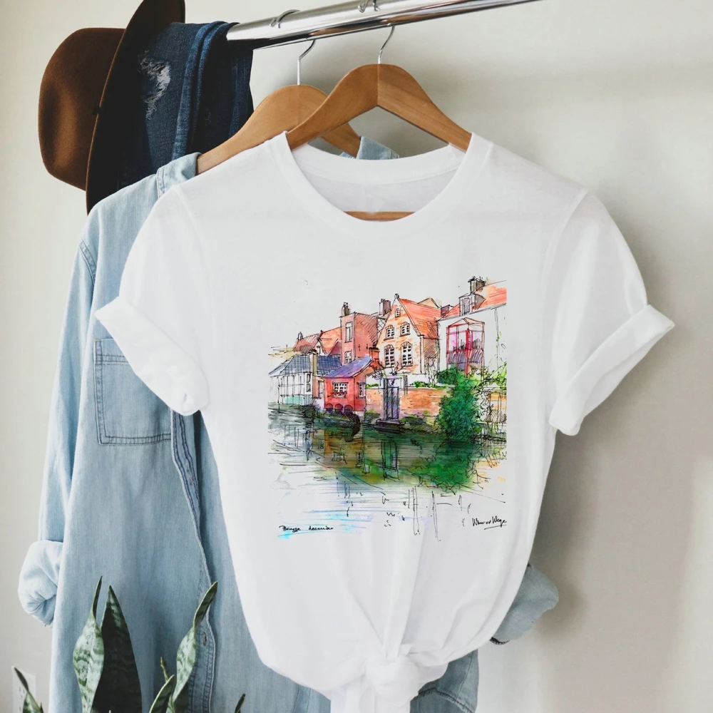 Summer House Printed Cartoon Women Tshirts Simplicity Quality T-Shirts Cool S-4XL T-Shirt Creativity Comfortable Women Tee Shirt
Summer House Printed Cartoon Women Tshirts Simplicity Quality T-Shirts Cool S-4XL T-Shirt Creativity Comfortable Women Tee Shirt
