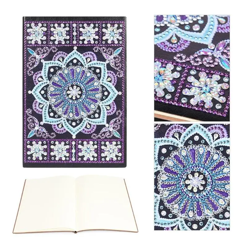 50 Pages Diamond Painting Notebook DIY Mandala Special Shaped Diamond Embroidery Cross Stitch A5 Notebook Diary Book
50 Pages Diamond Painting Notebook DIY Mandala Special Shaped Diamond Embroidery Cross Stitch A5 Notebook Diary Book