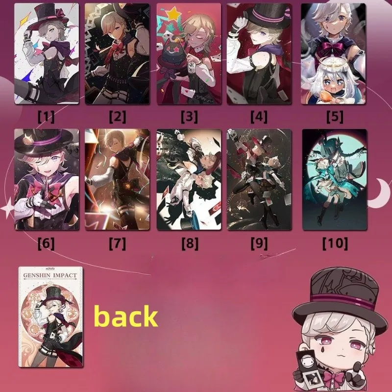 Lyney Fontaine Anime Cards Genshin Impact Card Made Paper Print Souvenir Card Square Photocard Fans Collection Postcard Gift
Lyney Fontaine Anime Cards Genshin Impact Card Made Paper Print Souvenir Card Square Photocard Fans Collection Postcard Gift
