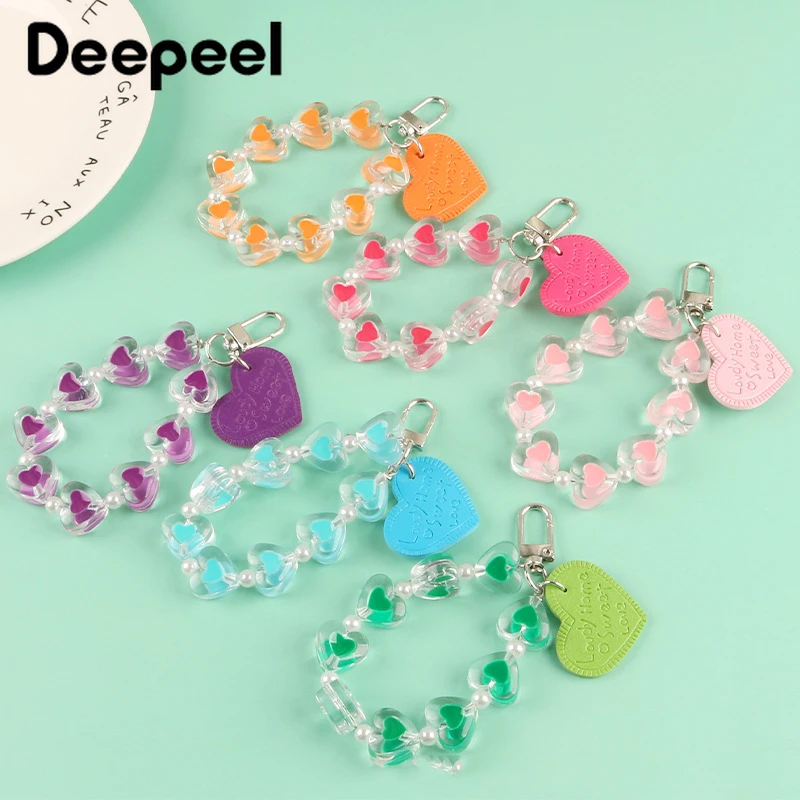 1Pc Deepeel 10*1.6cm Candy Color Car Key Chain Pendant Lovely Beads Transparent Flowers HandBag Purse Decor Bag Accessories
1Pc Deepeel 10*1.6cm Candy Color Car Key Chain Pendant Lovely Beads Transparent Flowers HandBag Purse Decor Bag Accessories