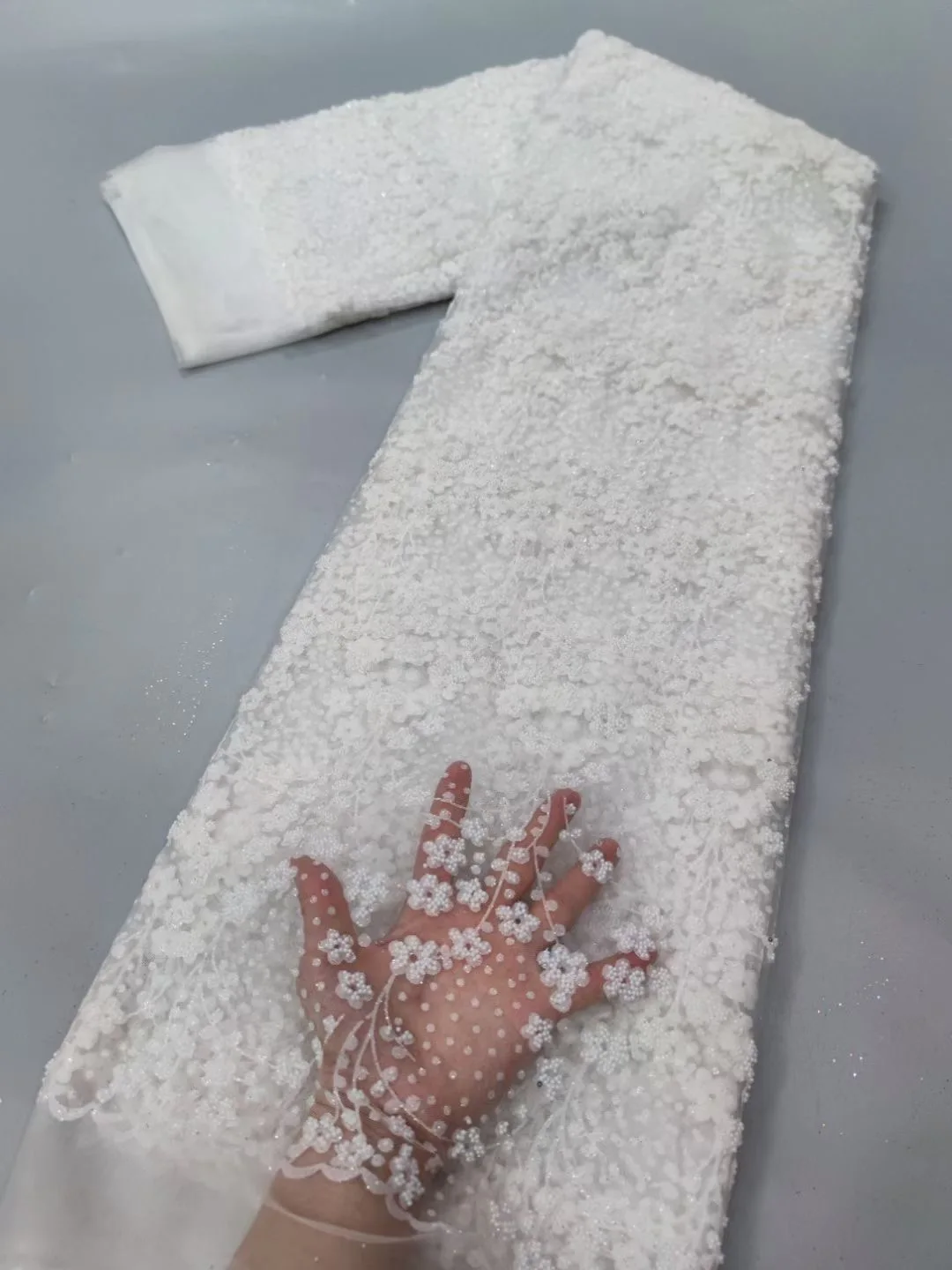 Beads African Lace French Sequins Lace Fabric 2022 Embroidery Tulle Lace Fabrics With Sequin For Nigeria Wedding Dress Sewing
Beads African Lace French Sequins Lace Fabric 2022 Embroidery Tulle Lace Fabrics With Sequin For Nigeria Wedding Dress Sewing