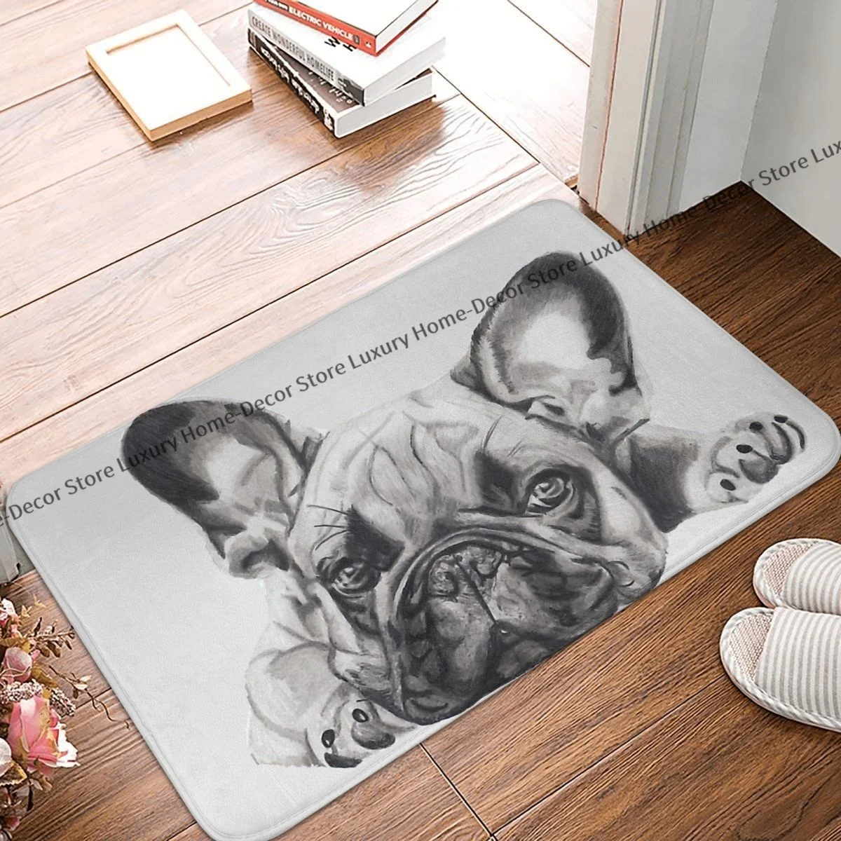 French Bulldog Non-slip Doormat Living Room Mat CHOP Floor Carpet Welcome Rug Home Decorative
French Bulldog Non-slip Doormat Living Room Mat CHOP Floor Carpet Welcome Rug Home Decorative