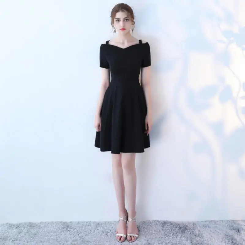 2023 New Dress Women's Summer Korean Fashion Prom Elegant Luxury Chic Black Short Sleeves A Word Skirt Formal Occasion Dresses
2023 New Dress Women's Summer Korean Fashion Prom Elegant Luxury Chic Black Short Sleeves A Word Skirt Formal Occasion Dresses