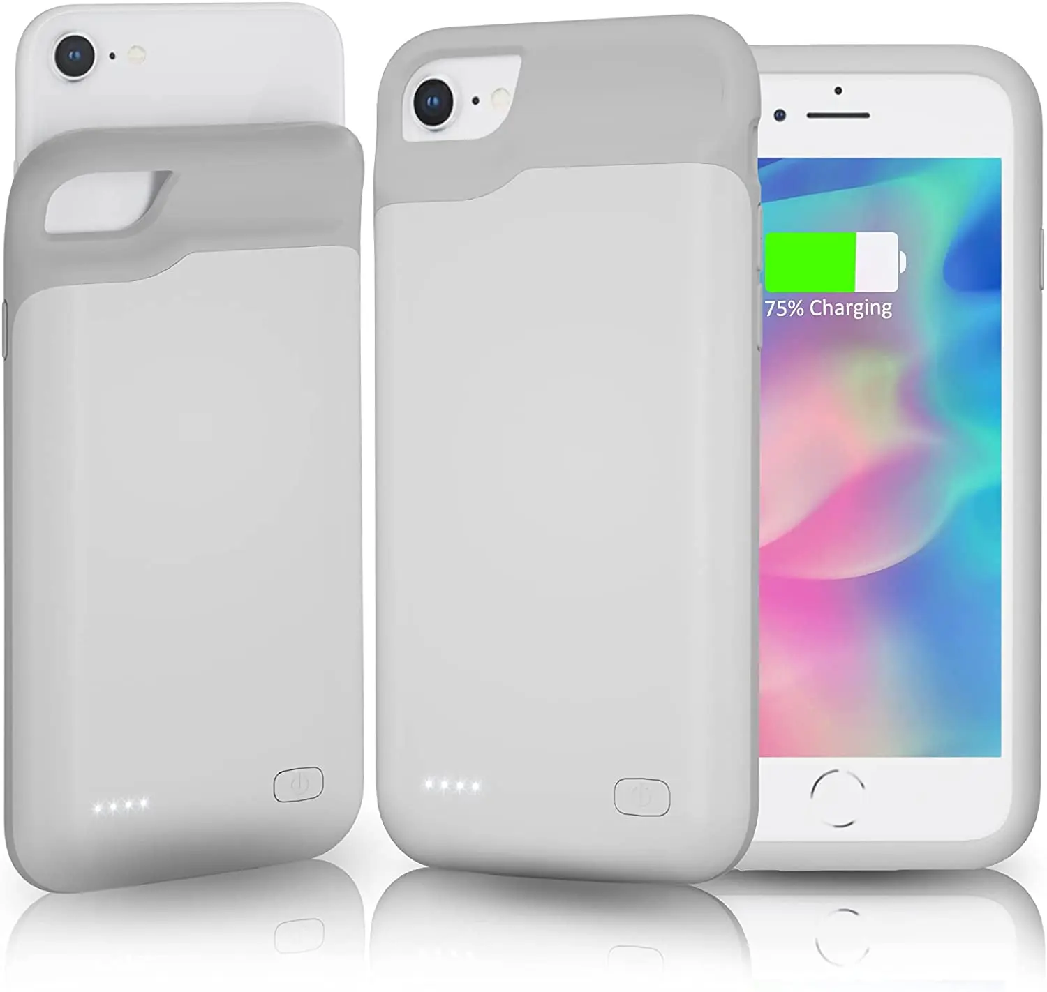 Gladgogo Battery Case for iPhone 6/6s/7/8/SE 2020 (2nd Generation) 6000mAh Slim Portable Charging Case Rechargeable Extended
Gladgogo Battery Case for iPhone 6/6s/7/8/SE 2020 (2nd Generation) 6000mAh Slim Portable Charging Case Rechargeable Extended