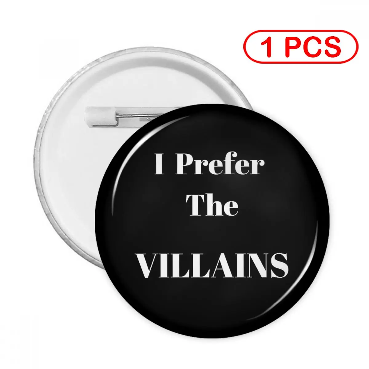 Loki I Prefer The Villains Pins Creative Brooch Jewelry Decor Metal Pin Badge Girl Child Broche Button Clothes Gift
Loki I Prefer The Villains Pins Creative Brooch Jewelry Decor Metal Pin Badge Girl Child Broche Button Clothes Gift
