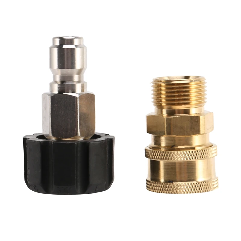 High Pressure Washer Adapter Set Quick Connect Kit, Metric M22-15mm, TWIS292 
High Pressure Washer Adapter Set Quick Connect Kit, Metric M22-15mm, TWIS292