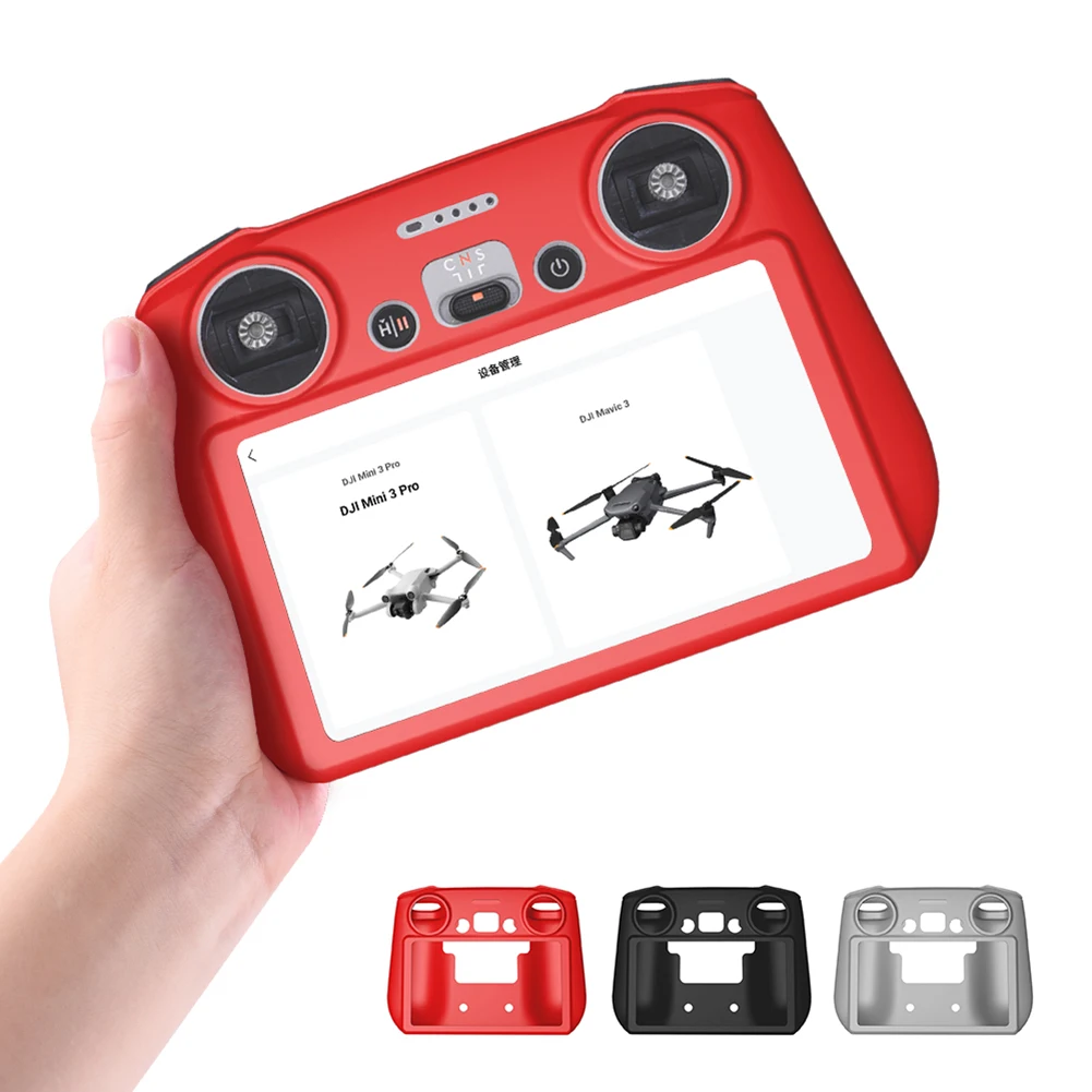 Silicone Protective Cover for DJI Mini 3 Pro Remote Control,Solid Color Protective Case Ultra Light Case Drone Accessories
Silicone Protective Cover for DJI Mini 3 Pro Remote Control,Solid Color Protective Case Ultra Light Case Drone Accessories