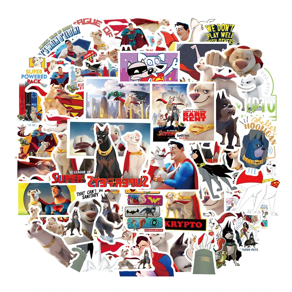 Cartoon Anime Pets United Superman Stickers Car Laptop Luggage Phone Stationery Decal Waterproof Graffiti Sticker Toys Gifts
Cartoon Anime Pets United Superman Stickers Car Laptop Luggage Phone Stationery Decal Waterproof Graffiti Sticker Toys Gifts