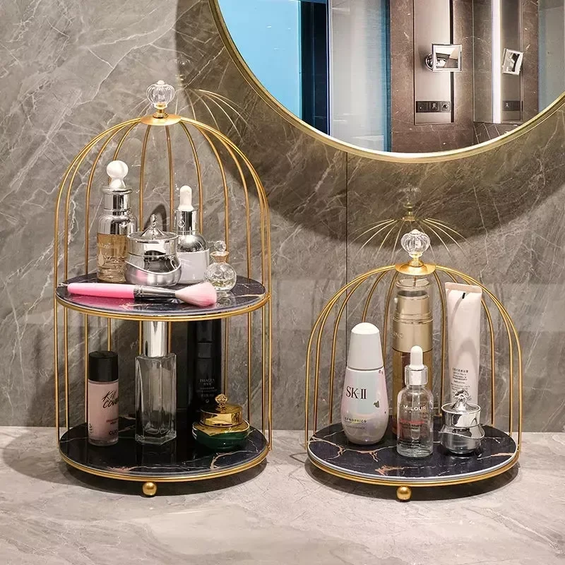 Iron Art Nordic Style Bird Cage Rack Lipstick Perfume Cosmetic Skin Care Product Storage Rack Finishing Table Rack
Iron Art Nordic Style Bird Cage Rack Lipstick Perfume Cosmetic Skin Care Product Storage Rack Finishing Table Rack