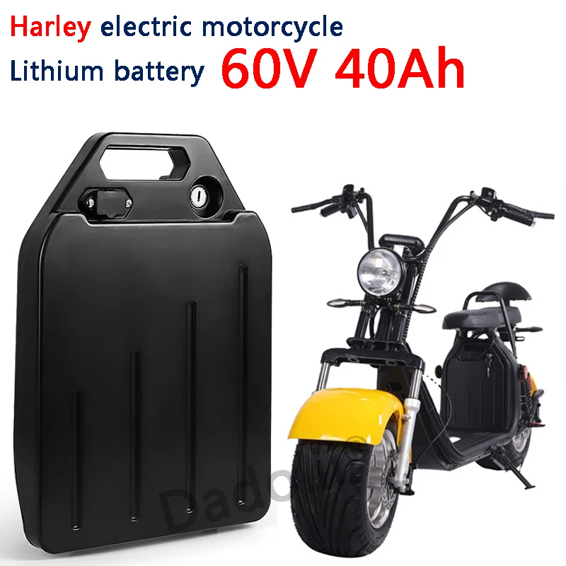 Harley electric car lithium battery waterproof 18650 Battery 60V 40Ah for two Wheel Foldable citycoco electric scooter bicycle
Harley electric car lithium battery waterproof 18650 Battery 60V 40Ah for two Wheel Foldable citycoco electric scooter bicycle