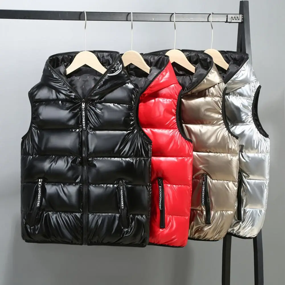 2022 New Men Winter Bright Vests Hooded Thick Vest Waterproof Cotton Padded Sleeveless Coat Men Waterproof Thick Waistcoat L-4XL
2022 New Men Winter Bright Vests Hooded Thick Vest Waterproof Cotton Padded Sleeveless Coat Men Waterproof Thick Waistcoat L-4XL
