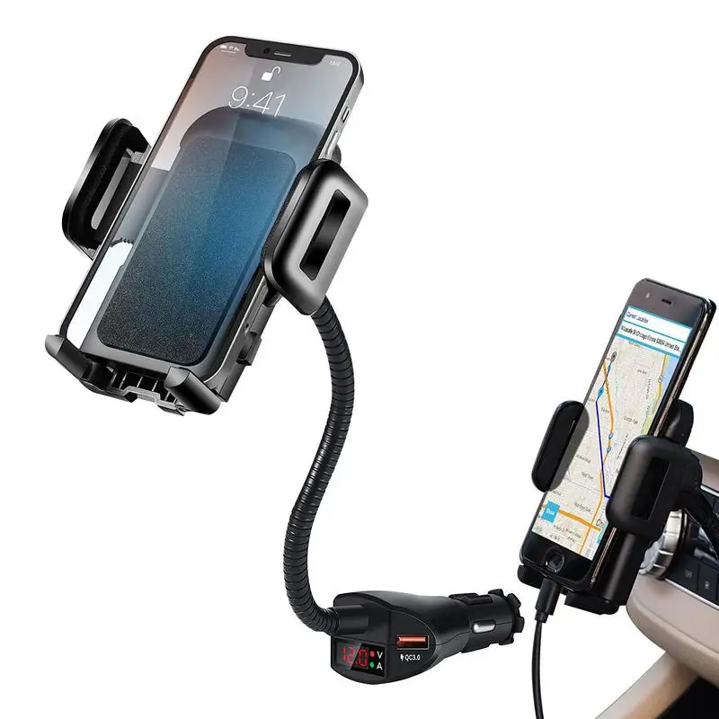 3 In 1 Car Cigarette Lighter Phone Holder Dual USB Cigarette Lighter Port QC Digital Fast Charger Car Navigation Phone Holder
3 In 1 Car Cigarette Lighter Phone Holder Dual USB Cigarette Lighter Port QC Digital Fast Charger Car Navigation Phone Holder