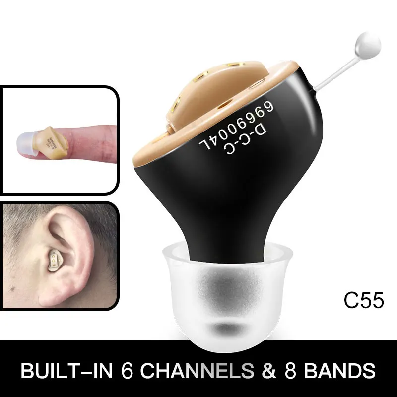 Hearing Aid Mini Rechargeable Invisible Hearing aids for deafness Noise Reduction Sound Amplifier Severe Loss Ear Aids audifonos
Hearing Aid Mini Rechargeable Invisible Hearing aids for deafness Noise Reduction Sound Amplifier Severe Loss Ear Aids audifonos