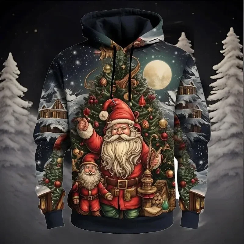 Men's Hot Selling Christmas Hoodie 3D Printed Santa Pattern Pullover Fashion Streetwear Hooded Sweatshirt Plus
Men's Hot Selling Christmas Hoodie 3D Printed Santa Pattern Pullover Fashion Streetwear Hooded Sweatshirt Plus