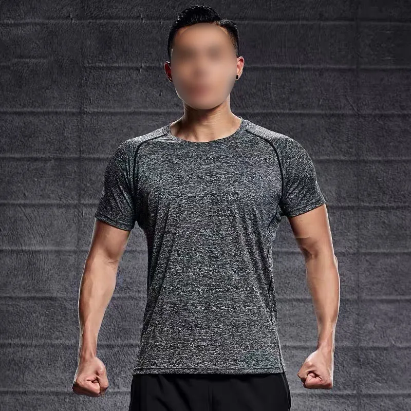 Men's Sports T-shirt High Elastic Fitness Casual Round Neck Light Breathable Solid Color Quick-drying Short-sleeved Clothes
Men's Sports T-shirt High Elastic Fitness Casual Round Neck Light Breathable Solid Color Quick-drying Short-sleeved Clothes