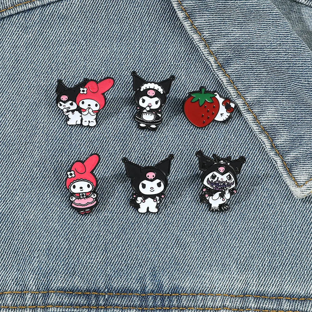 Anime Sanrio Brooch Hello Kitty Cinnamoroll Kuromi Enamel Pin Cartoon Backpack Clothing Lapel Jackets Jeans Pin Decoration Gift
Anime Sanrio Brooch Hello Kitty Cinnamoroll Kuromi Enamel Pin Cartoon Backpack Clothing Lapel Jackets Jeans Pin Decoration Gift