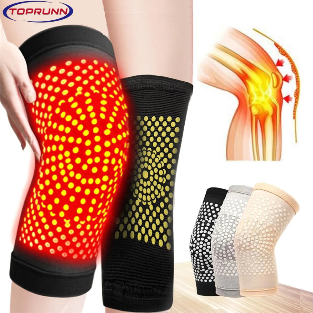 TopRunn 2pcs/1Pair Tourmaline Self Heating Support Knee Pads Knee Brace Warm for Arthritis Joint Pain Relief and Injury Recovery
TopRunn 2pcs/1Pair Tourmaline Self Heating Support Knee Pads Knee Brace Warm for Arthritis Joint Pain Relief and Injury Recovery