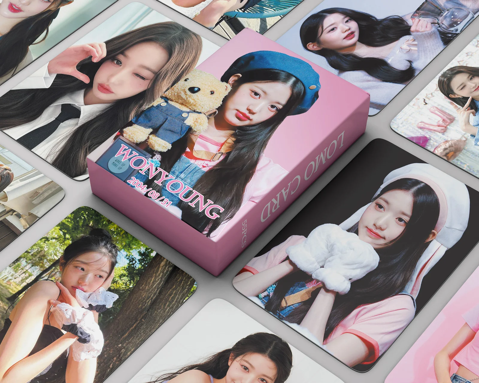 55pcs Small Cards IVE Wonyoung Photocards Collection HD photos postcard Album gifts for women Lomo Card KPOP
55pcs Small Cards IVE Wonyoung Photocards Collection HD photos postcard Album gifts for women Lomo Card KPOP