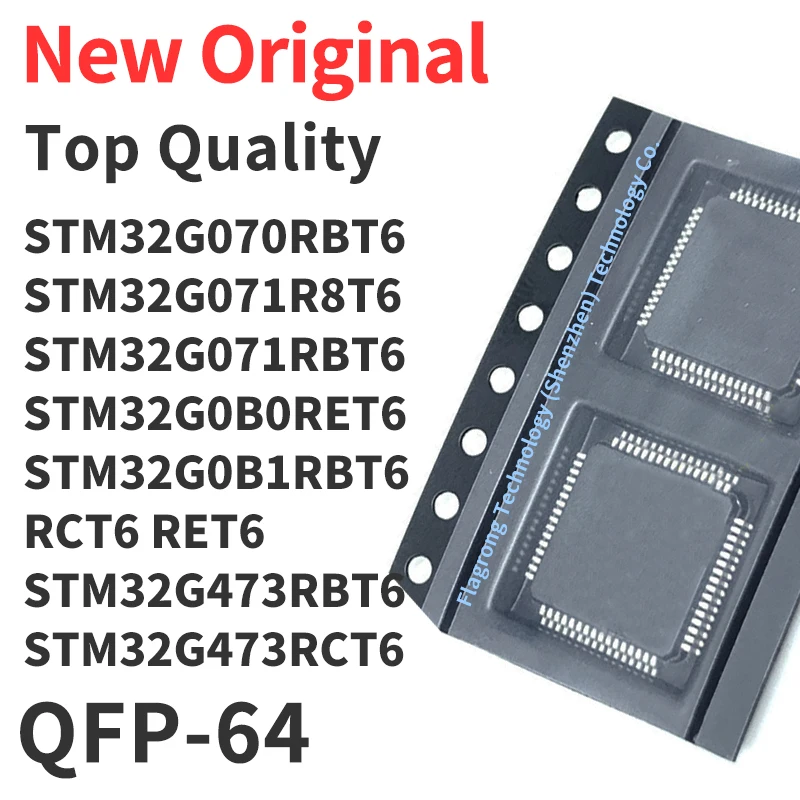 1 шт., STM32G070RBT6 STM32G071R8T6 STM32G071RBT6 STM32G0B0RET6 STM32G0B1RBT6 RCT6 RET6 STM32G473RBT6 STM32G473RCT6
1 шт., STM32G070RBT6 STM32G071R8T6 STM32G071RBT6 STM32G0B0RET6 STM32G0B1RBT6 RCT6 RET6 STM32G473RBT6 STM32G473RCT6