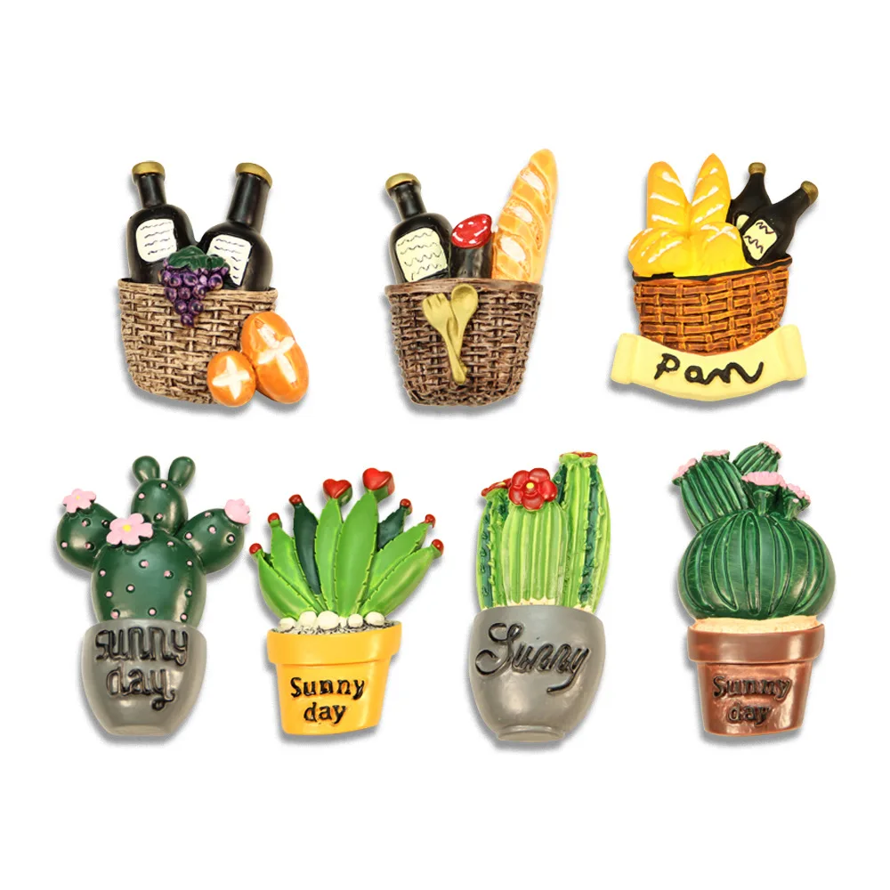 Resin Crafts Simulation Cactus Succulent Plants Bread Fridge Magnet Pot Culture Home Decorative Gift
Resin Crafts Simulation Cactus Succulent Plants Bread Fridge Magnet Pot Culture Home Decorative Gift