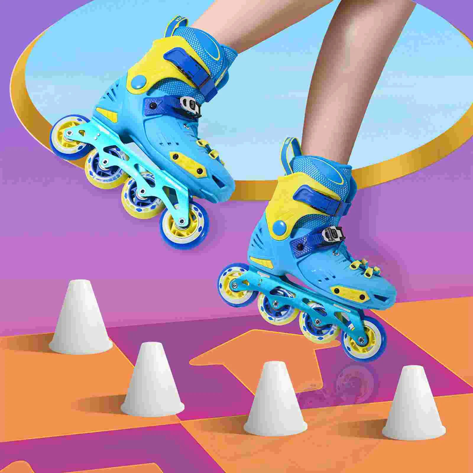 Cones Cone Training Marker Sports Skating Mini Glowing Roller Slalom Football Tools Road Traffic Plastic Roadblock Agility
Cones Cone Training Marker Sports Skating Mini Glowing Roller Slalom Football Tools Road Traffic Plastic Roadblock Agility