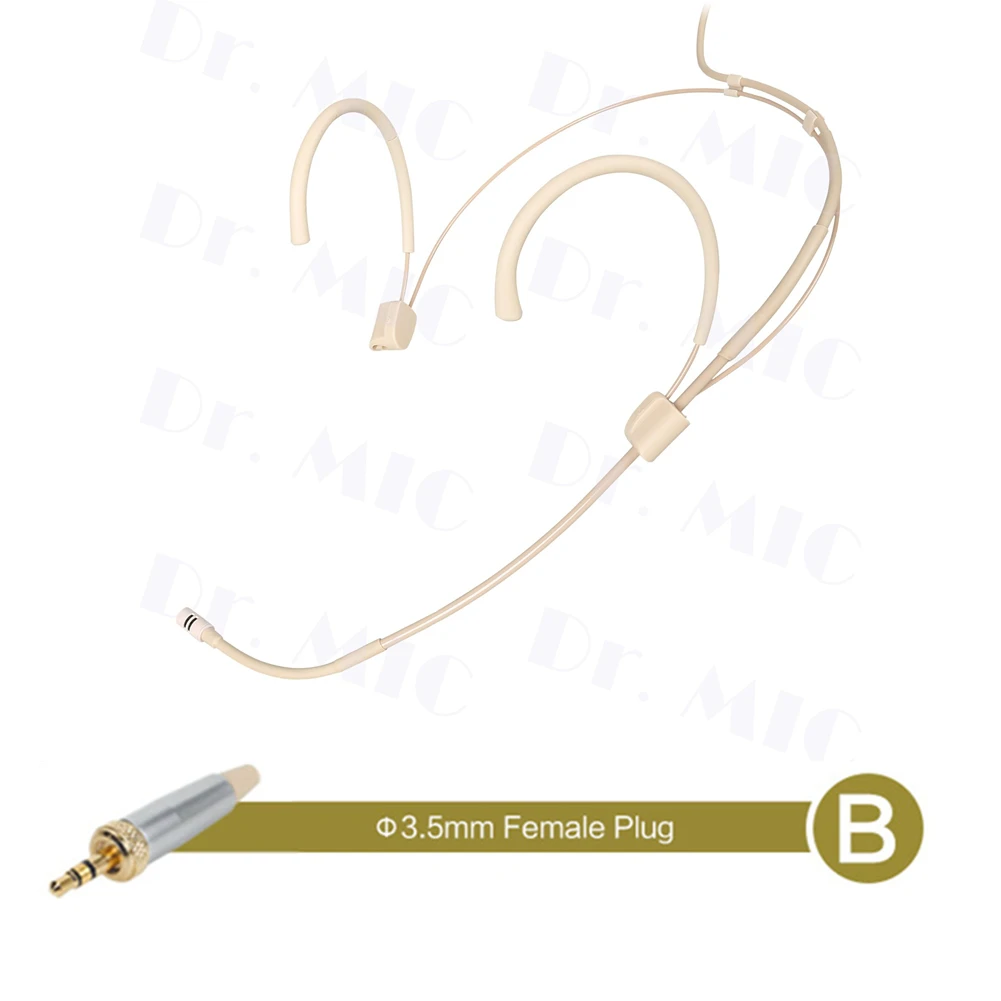 Ear-Hook Microphone 4 Pin 3 Pin XLR 3.5mm Lockable Headworn Mic Earhook Condenser Microphone Porfessional Skin Headset
Ear-Hook Microphone 4 Pin 3 Pin XLR 3.5mm Lockable Headworn Mic Earhook Condenser Microphone Porfessional Skin Headset