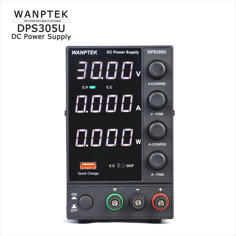 Источник питания постоянного тока WANPTEK DPS305U DPS3010U DPS605U, светодиодный 4-битный цифровой дисплей, импульсный источник питания с регулируемым постоянным током
Источник питания постоянного тока WANPTEK DPS305U DPS3010U DPS605U, светодиодный 4-битный цифровой дисплей, импульсный источник питания с регулируемым постоянным током