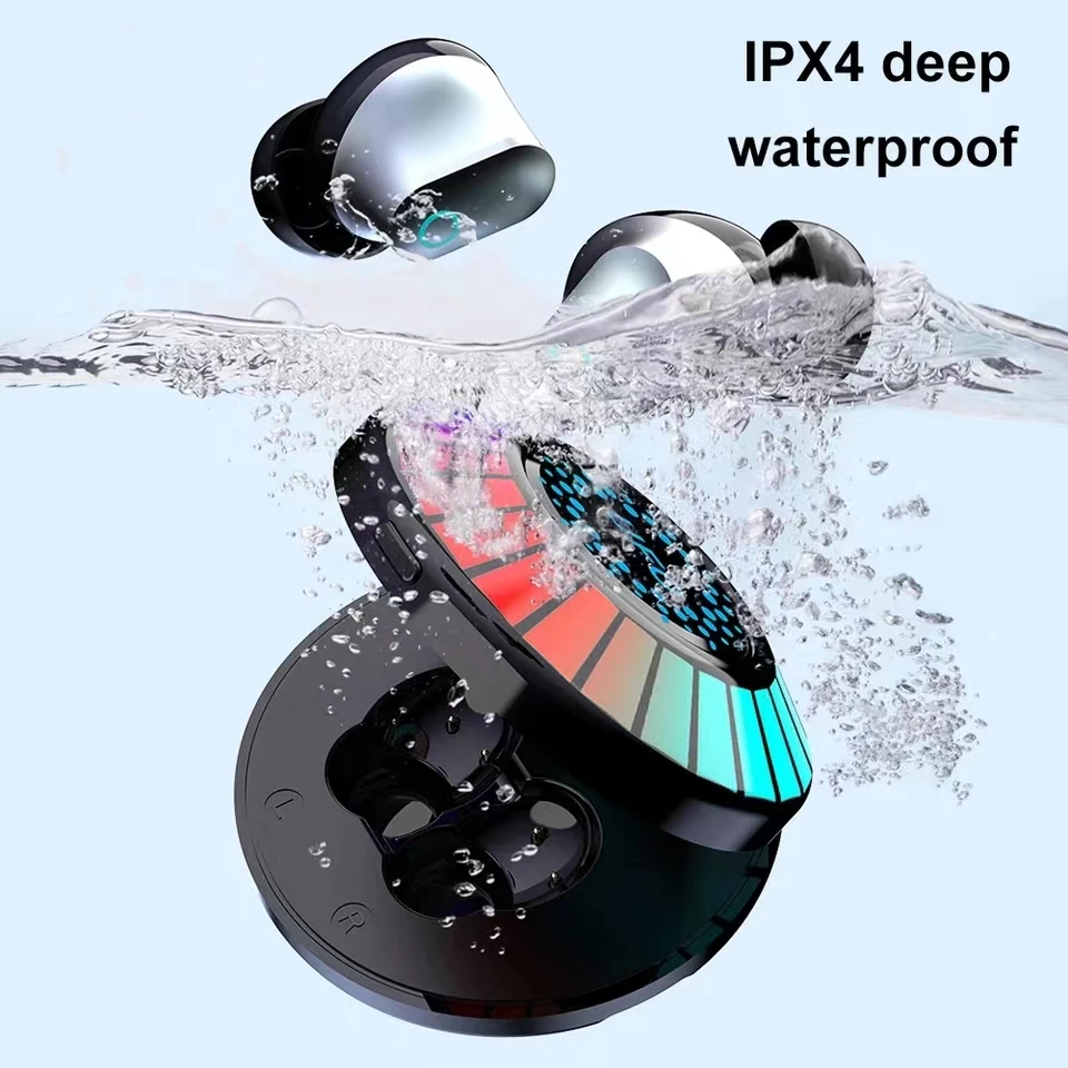 k90 beautiful personality5.3 game Bluetooth headset ears, no delay, e-sports high-quality private mode waterproof, universal.
k90 beautiful personality5.3 game Bluetooth headset ears, no delay, e-sports high-quality private mode waterproof, universal.