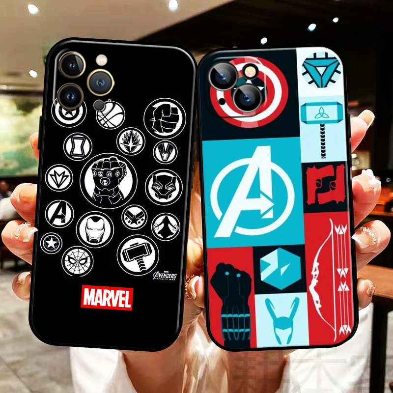 Marvel Logo For Apple iPhone 13 12 11 Pro Max 13 12 Mini 5 5s 6 6S 7 8 Plus SE2020 X XR XS Max Phone Case Black Back Coque 
Marvel Logo For Apple iPhone 13 12 11 Pro Max 13 12 Mini 5 5s 6 6S 7 8 Plus SE2020 X XR XS Max Phone Case Black Back Coque