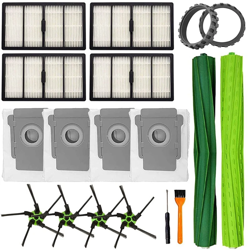 Запчасти: основная и боковая щетки, HEPA-фильтр, совместимый с пылесосом Irobot Roomba S9 
Запчасти: основная и боковая щетки, HEPA-фильтр, совместимый с пылесосом Irobot Roomba S9