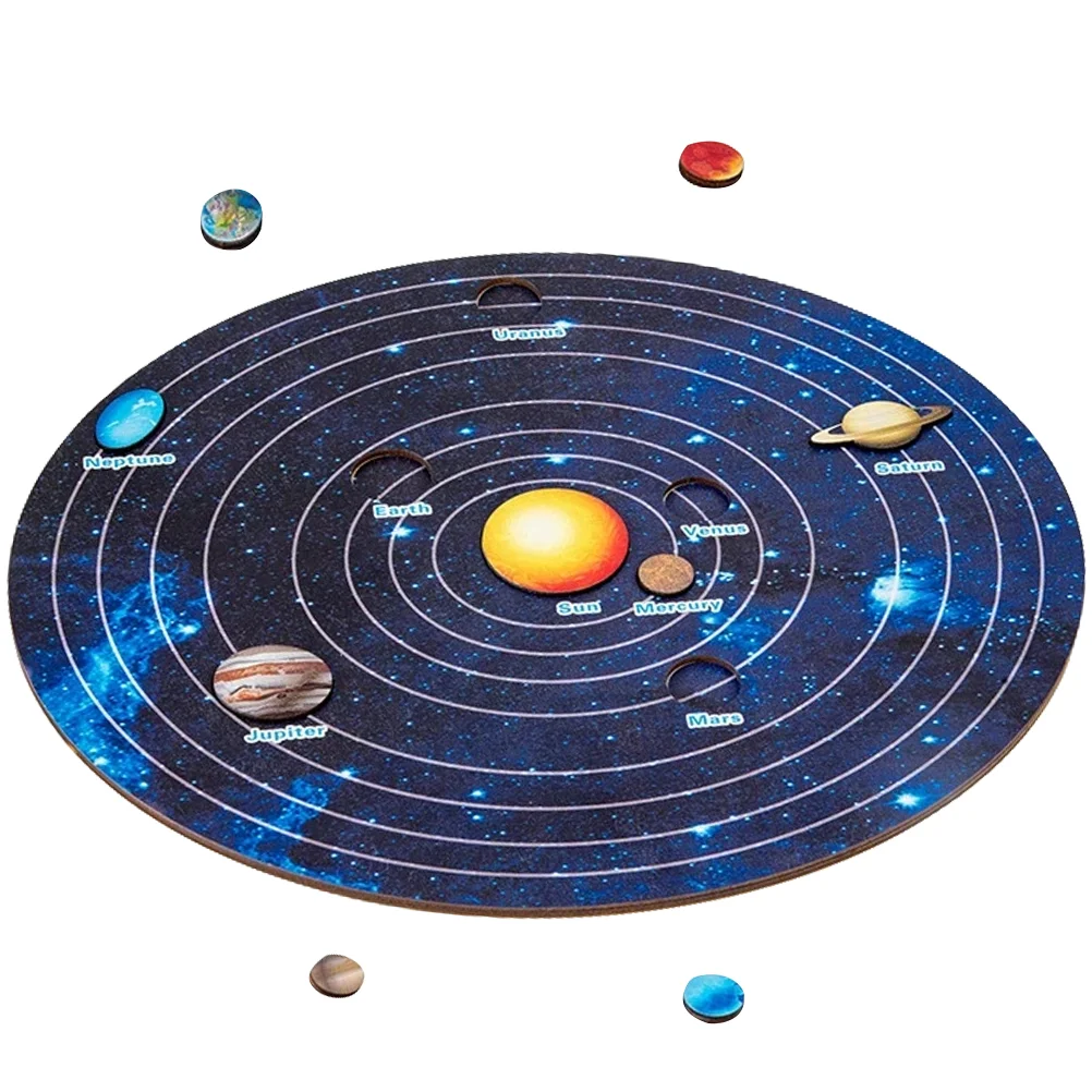 Solar System Puzzle Toddlers Wood Puzzles Toys Kids 3-5 Children Wooden Planets Model Space
Solar System Puzzle Toddlers Wood Puzzles Toys Kids 3-5 Children Wooden Planets Model Space