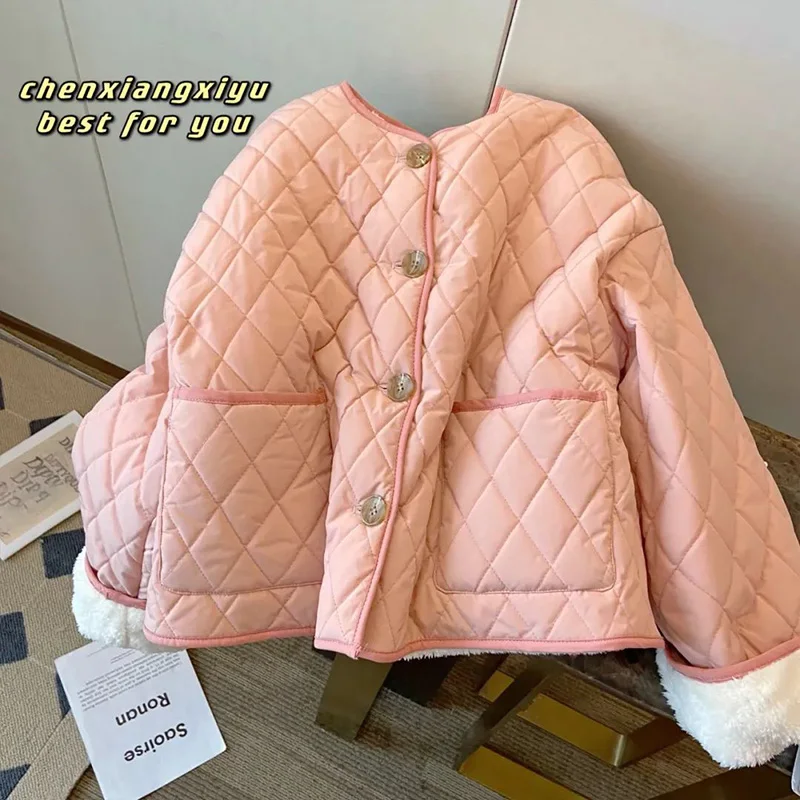 Parkas Women Single Breasted Simple Fleece Autumn Japan Style Retro Chic Outwear Ladies Ins Leisure Cozy Popular All-match New
Parkas Women Single Breasted Simple Fleece Autumn Japan Style Retro Chic Outwear Ladies Ins Leisure Cozy Popular All-match New
