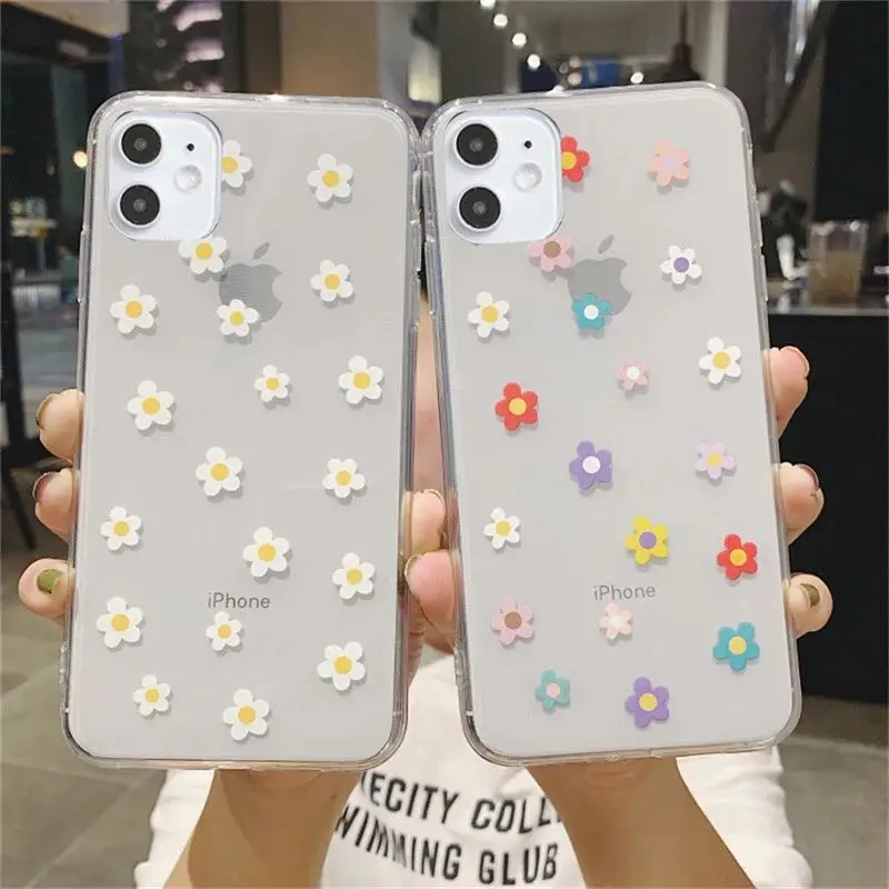 JWMOVE Cartoon Flower Daisy Phone Case For iPhone 11 Pro Max 12 13 Mini XR XS Max 7 8 Plus Clear Shockproof Soft Silicone Cover
JWMOVE Cartoon Flower Daisy Phone Case For iPhone 11 Pro Max 12 13 Mini XR XS Max 7 8 Plus Clear Shockproof Soft Silicone Cover