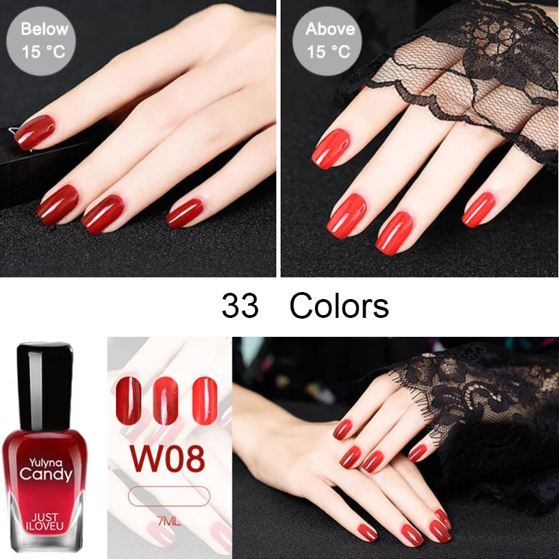 7ML Nail Polish Color Changing Long Lasting Non-toxic Quick Drying Manicure for Women Color Changing Nail Polish Nail Art
7ML Nail Polish Color Changing Long Lasting Non-toxic Quick Drying Manicure for Women Color Changing Nail Polish Nail Art