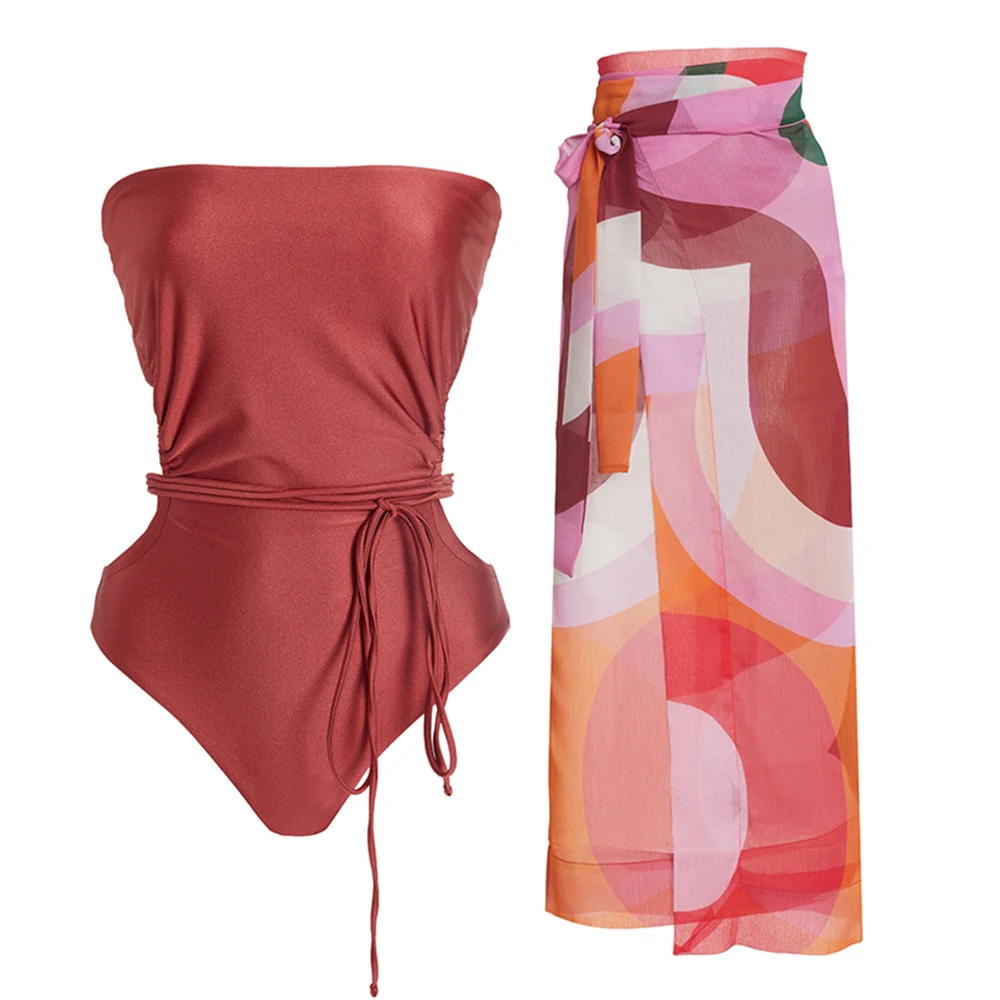 Geometric Print Swimsuit with Skirt Wine Red Women's Swimwear Girls Beach Swimming Suit Swimsuit Woman 2023 New Summer Beachwear
Geometric Print Swimsuit with Skirt Wine Red Women's Swimwear Girls Beach Swimming Suit Swimsuit Woman 2023 New Summer Beachwear
