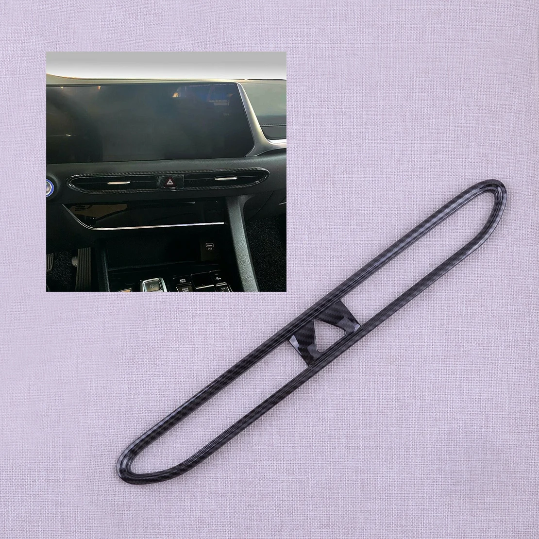 Car ABS Carbon Fiber Style Center Air Vent Cover Dashboard Middle AC Outlet Trim Frame Fit for Hyundai Sonata 2020 2021
Car ABS Carbon Fiber Style Center Air Vent Cover Dashboard Middle AC Outlet Trim Frame Fit for Hyundai Sonata 2020 2021