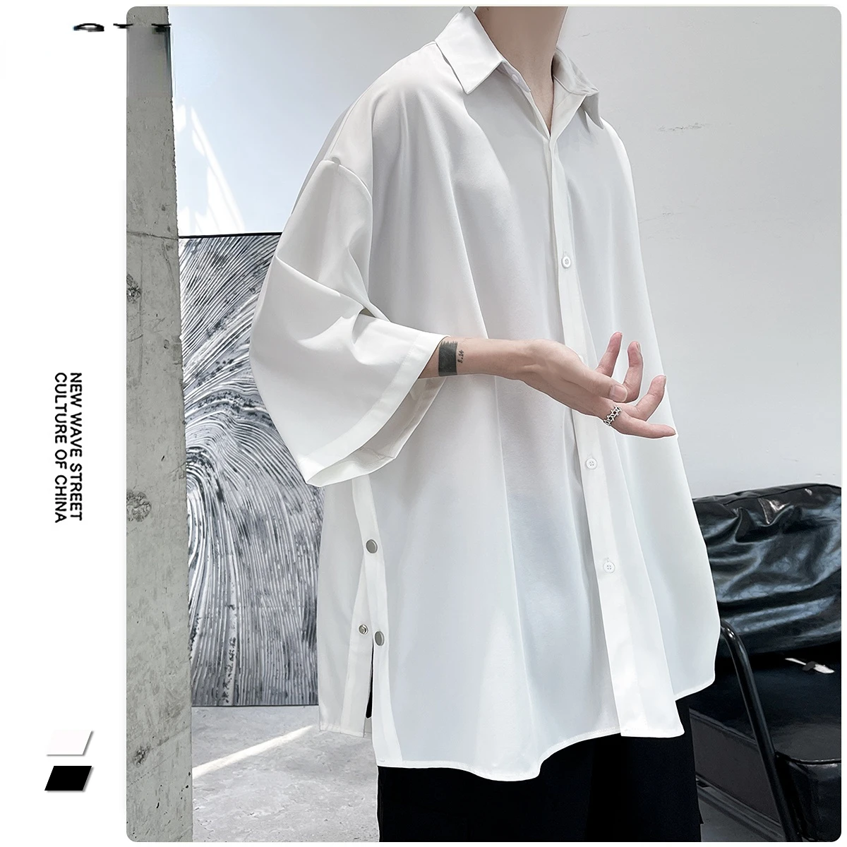 New Autumn Men Slim Fit Solid Color Regular Half Sleeve Tops Shirts Male Fashion Business Casual Polos Shirts L224
New Autumn Men Slim Fit Solid Color Regular Half Sleeve Tops Shirts Male Fashion Business Casual Polos Shirts L224