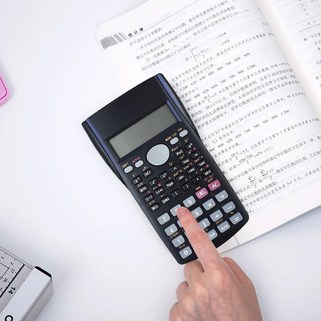 Scientific Calculator 10+2 Digit LCD Display Student Math Tool 240 Calculations Functions Calculator
Scientific Calculator 10+2 Digit LCD Display Student Math Tool 240 Calculations Functions Calculator