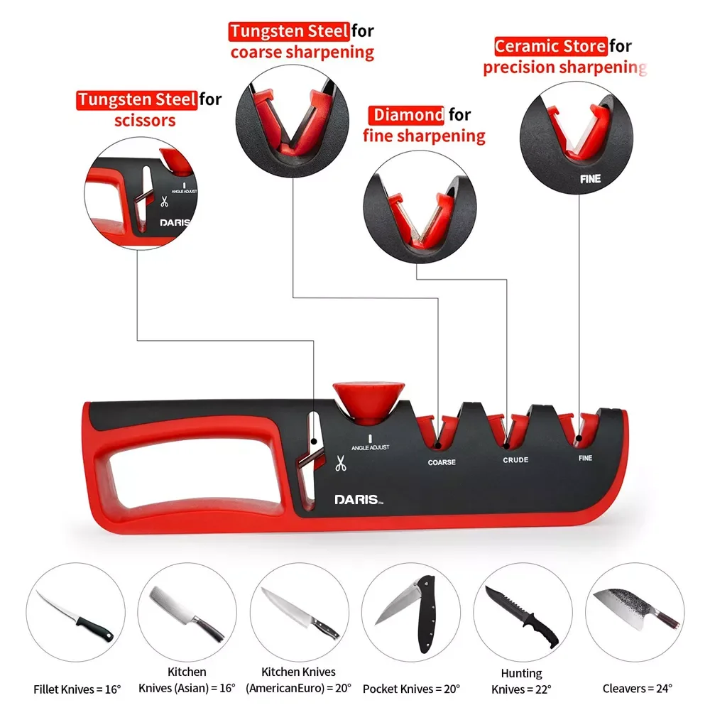 2023 4 in 1 multifunction Knife Sharpener Adjustable Angle Grind Scissors Professional Grinding Machine Steel Knives Sharpening
2023 4 in 1 multifunction Knife Sharpener Adjustable Angle Grind Scissors Professional Grinding Machine Steel Knives Sharpening