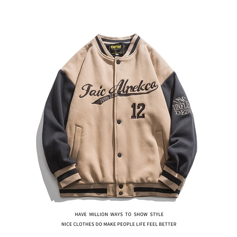 2022 New Spring&Autumn Old School Embroid Letter Jacket Men's Bomber Coat Unisex Women's Boyfriend Style Varsity Casual Chic
2022 New Spring&Autumn Old School Embroid Letter Jacket Men's Bomber Coat Unisex Women's Boyfriend Style Varsity Casual Chic
