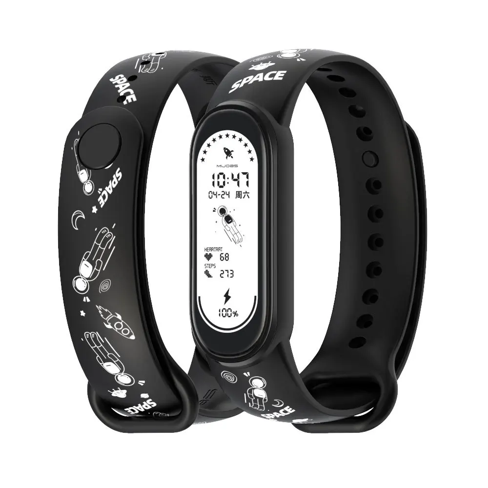 Silicone Printed strap For Xiaomi Mi Band 6 5 miband 5/4 smartwatch Wristband watchband fashion Bracelet for Mi Band 5 4 3
Silicone Printed strap For Xiaomi Mi Band 6 5 miband 5/4 smartwatch Wristband watchband fashion Bracelet for Mi Band 5 4 3