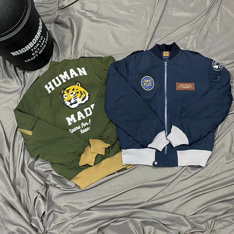 2022 Winter New HUMAN MADE Jackets Tiger Head Print Thick Bomber Winter Men Women Zipper Coats
2022 Winter New HUMAN MADE Jackets Tiger Head Print Thick Bomber Winter Men Women Zipper Coats
