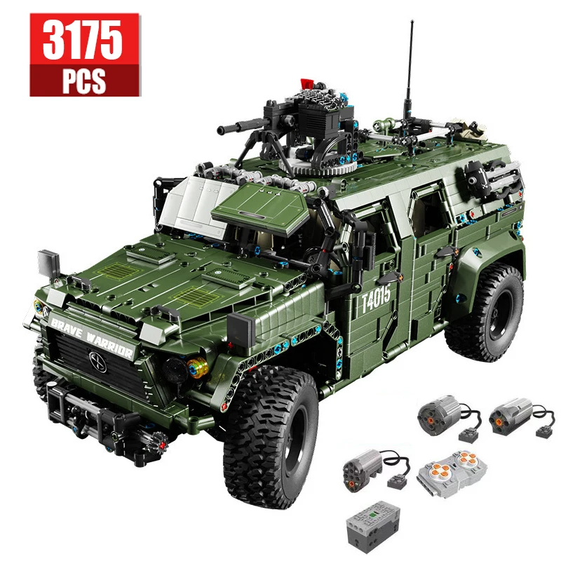 

Technical Car APP Remote Control T4015 Moter Power Warrior Off-Road Bricks Building Blocks Assembly Gift Toys For Kids Boys Moc