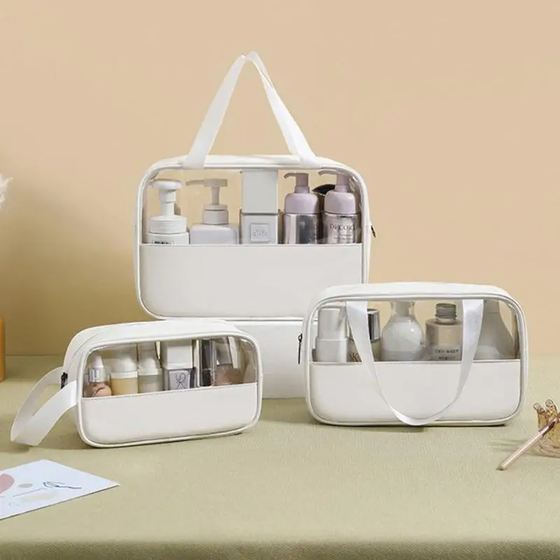 PVC Women Travel Storage Bag Cosmetic Bag Makeup Bag Travel Organizer Bags Waterproof Washbag Translucent Zipper Cosmetic Cases
PVC Women Travel Storage Bag Cosmetic Bag Makeup Bag Travel Organizer Bags Waterproof Washbag Translucent Zipper Cosmetic Cases
