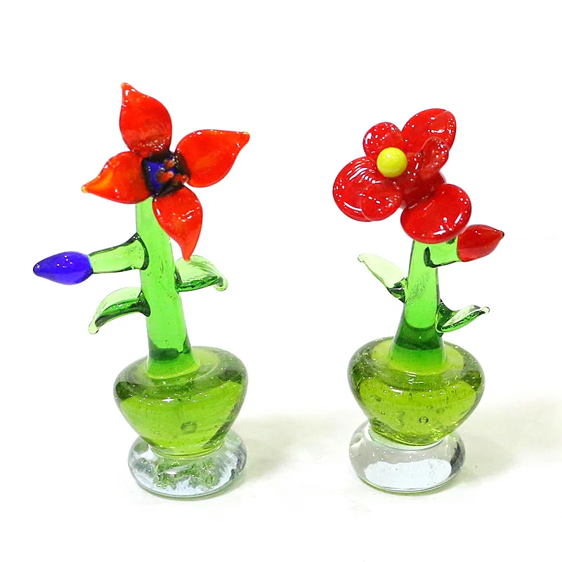 Colorful Murano Glass Flower Mini Figurines Craft Ornament Lovely Creative Paperweight Home Wedding Decor Xmas Mother`s Day Gift
Colorful Murano Glass Flower Mini Figurines Craft Ornament Lovely Creative Paperweight Home Wedding Decor Xmas Mother`s Day Gift