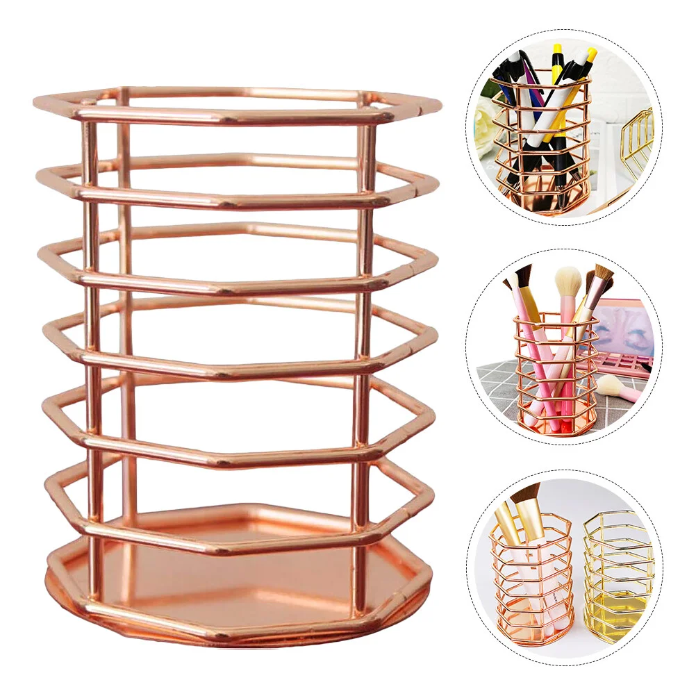 Metal Storage Pen Holder Brushes Box Office Supplies Beauty Storage Cup Stationery Decorative
Metal Storage Pen Holder Brushes Box Office Supplies Beauty Storage Cup Stationery Decorative