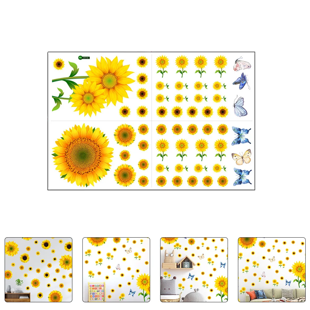 Wall Stickers Sunflower Wallpaper Decals Cling Playroom Kids Decal Nursery Room Kid Sticker Window Easter Plant Flower Cartoon
Wall Stickers Sunflower Wallpaper Decals Cling Playroom Kids Decal Nursery Room Kid Sticker Window Easter Plant Flower Cartoon
