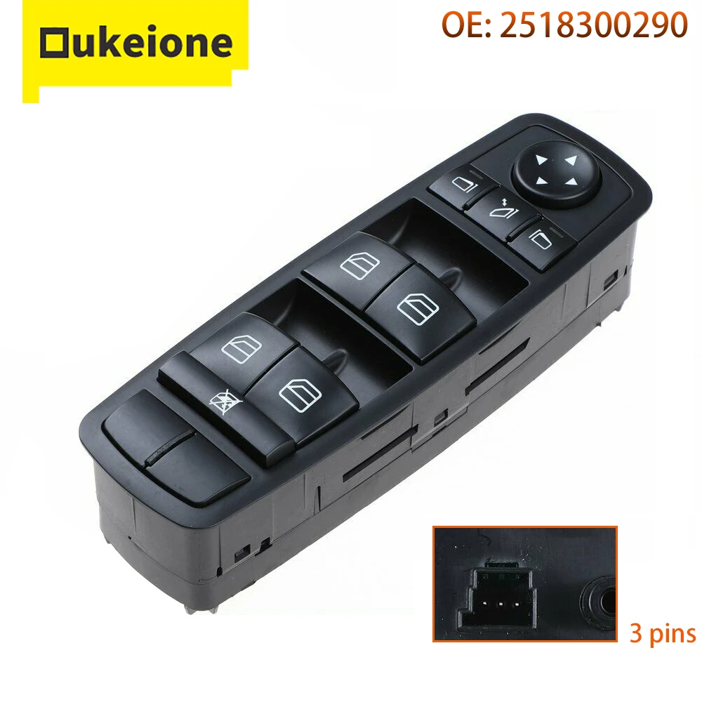 Кнопка стеклоподъемника A2518300290 A2518200510 для Mercedes-Benz GL320 GL350 GL450 ML320 ML350 ML450 ML500 R
Кнопка стеклоподъемника A2518300290 A2518200510 для Mercedes-Benz GL320 GL350 GL450 ML320 ML350 ML450 ML500 R